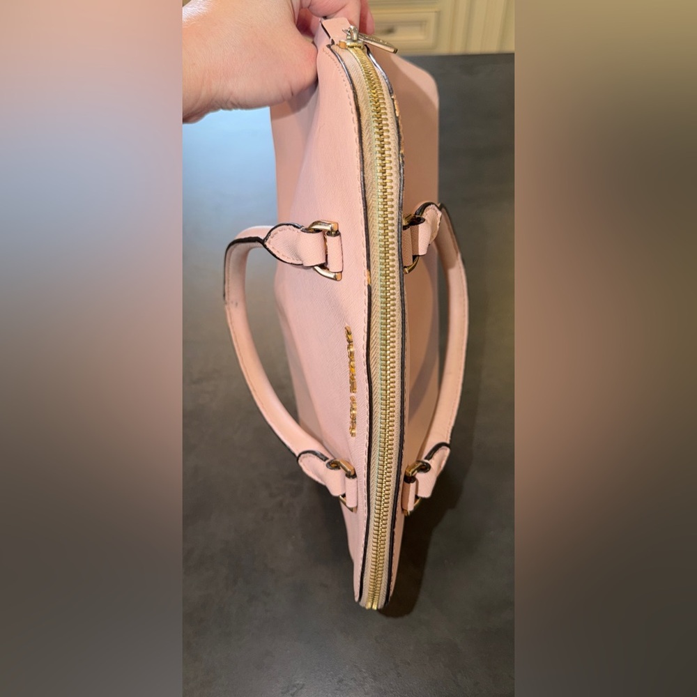 Michael Kors Pink Satchel with Gold Hardware - Picture 14 of 16